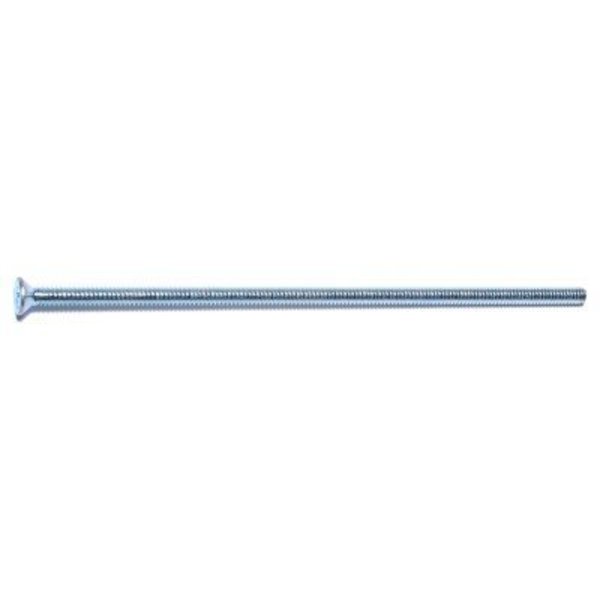 Midwest Fastener #10-24 x 6 in Phillips Flat Machine Screw, Zinc Plated Steel, 8 PK 77403